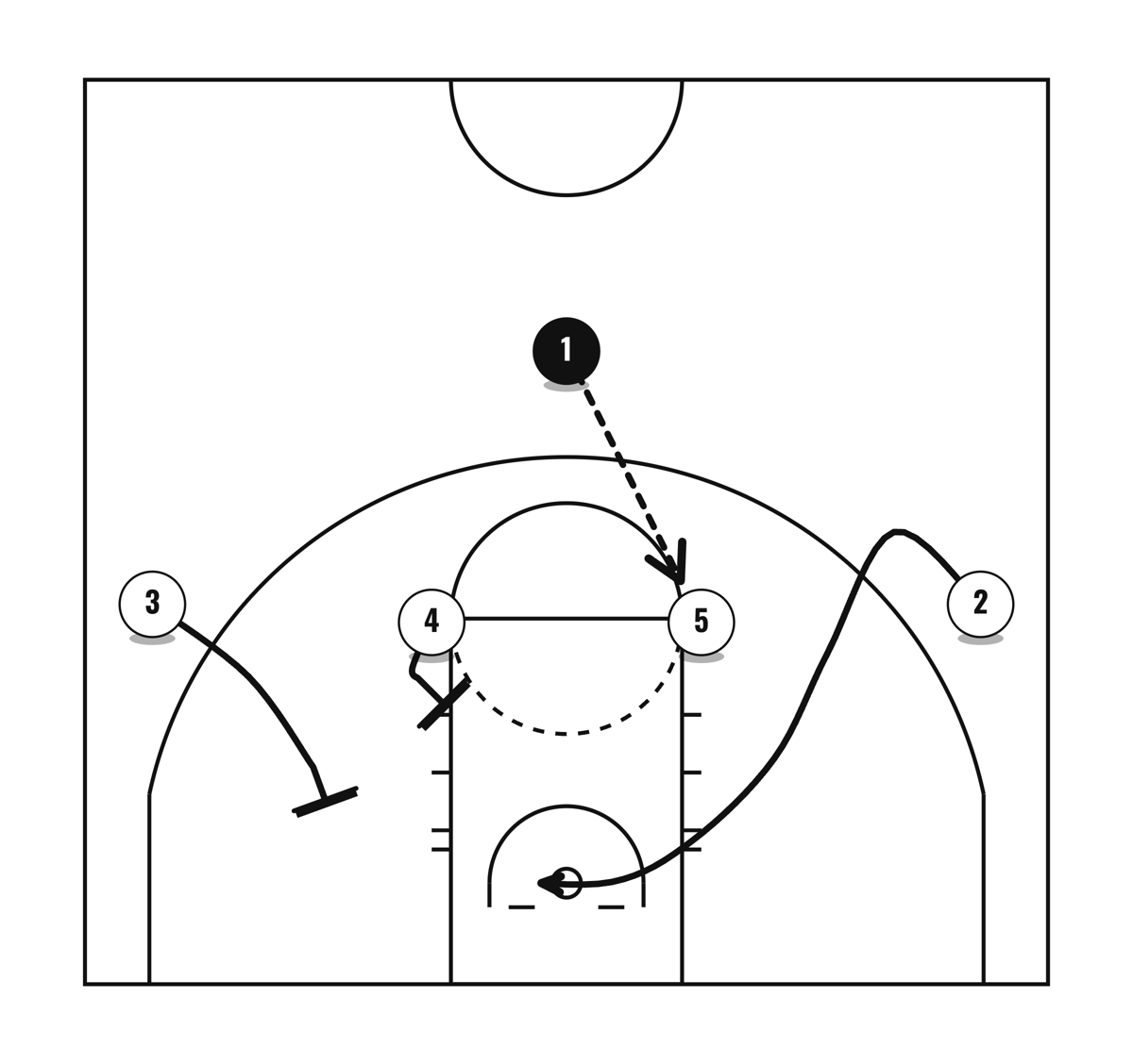 1-4 Set - Elbow Catch, diagram 1 of 4