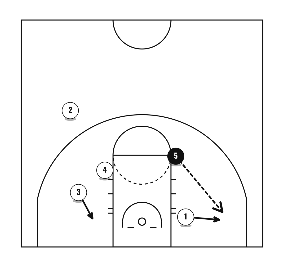 1-4 Set - Elbow Catch, diagram 3 of 4