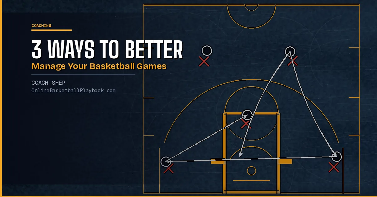 3 Ways to Better Manage Your Basketball Games