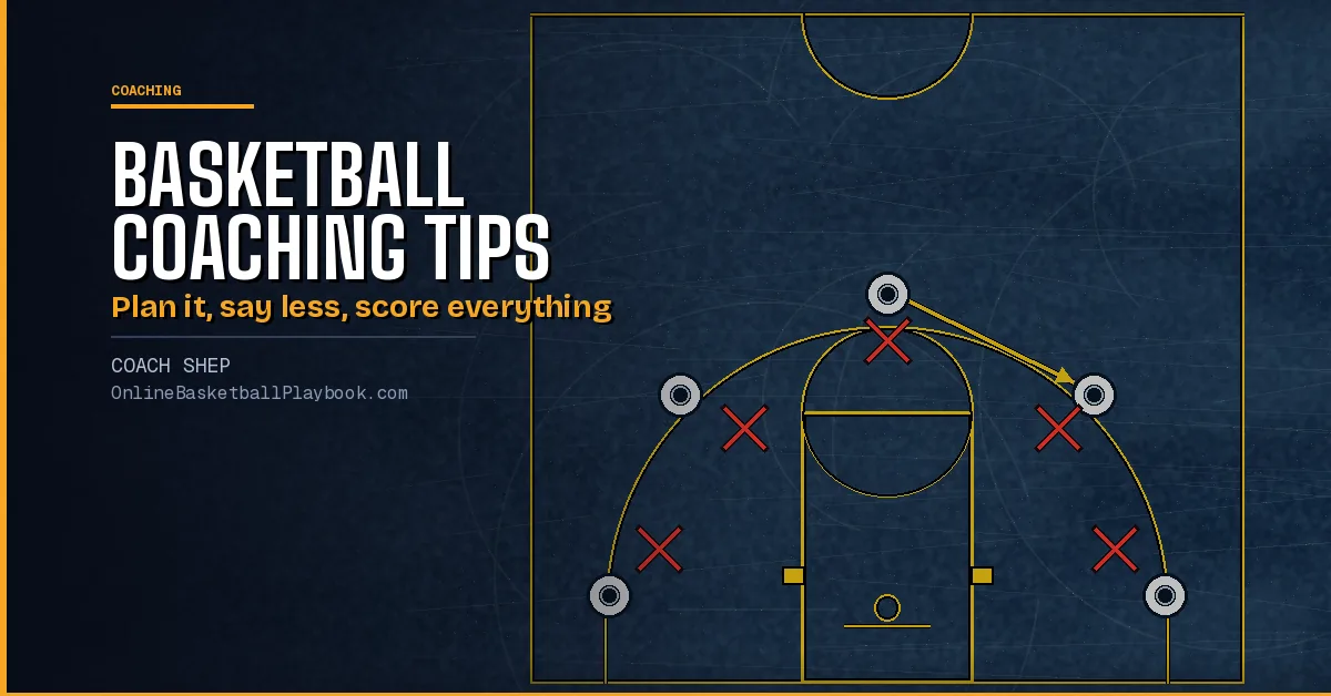 Basketball Coaching Tips: Practice, Talk, Games and Parents
