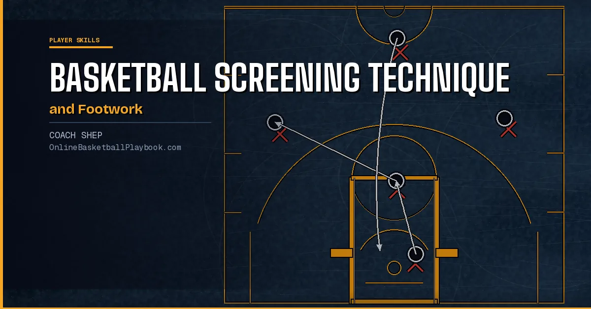 Basketball Screening Technique and Footwork