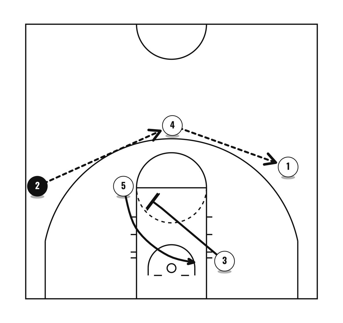 Thru 1, diagram 2 of 3