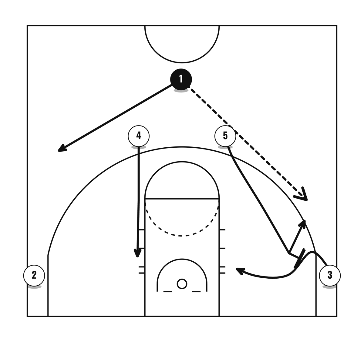 Cross Up, diagram 1 of 3