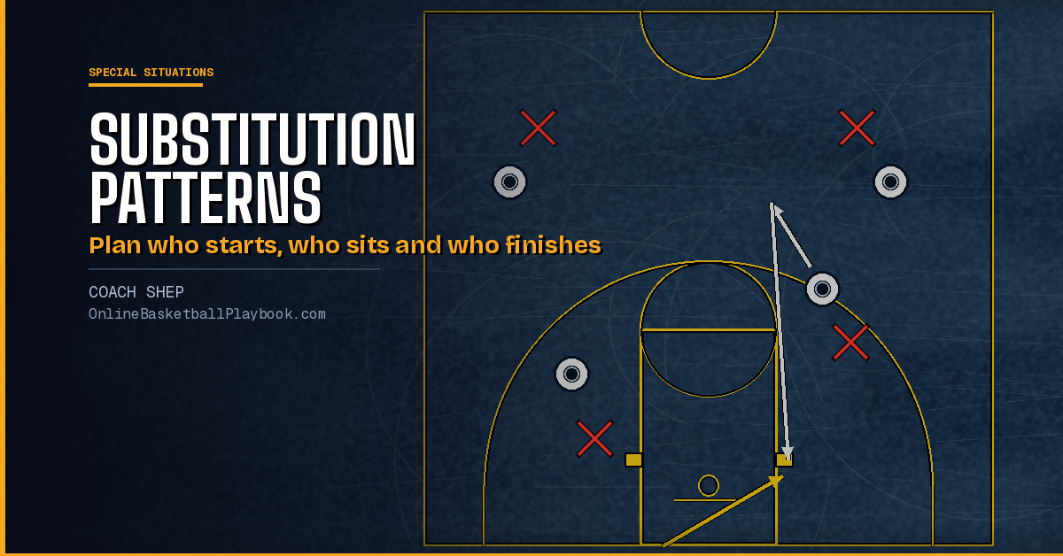 Basketball Substitution Patterns: Shifts, Fouls and Closers