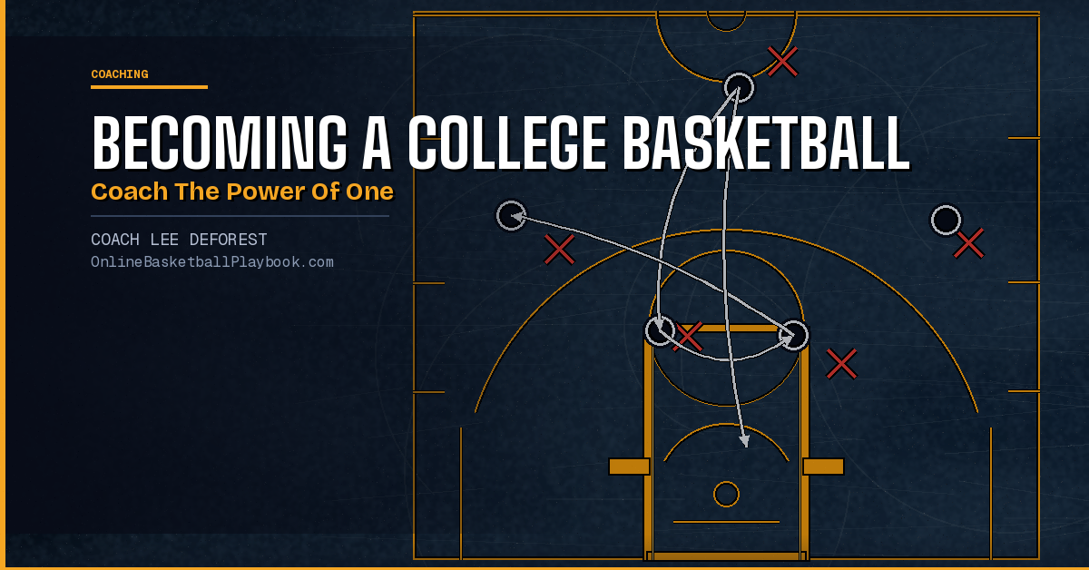 Becoming a College Basketball Coach: The Power of One