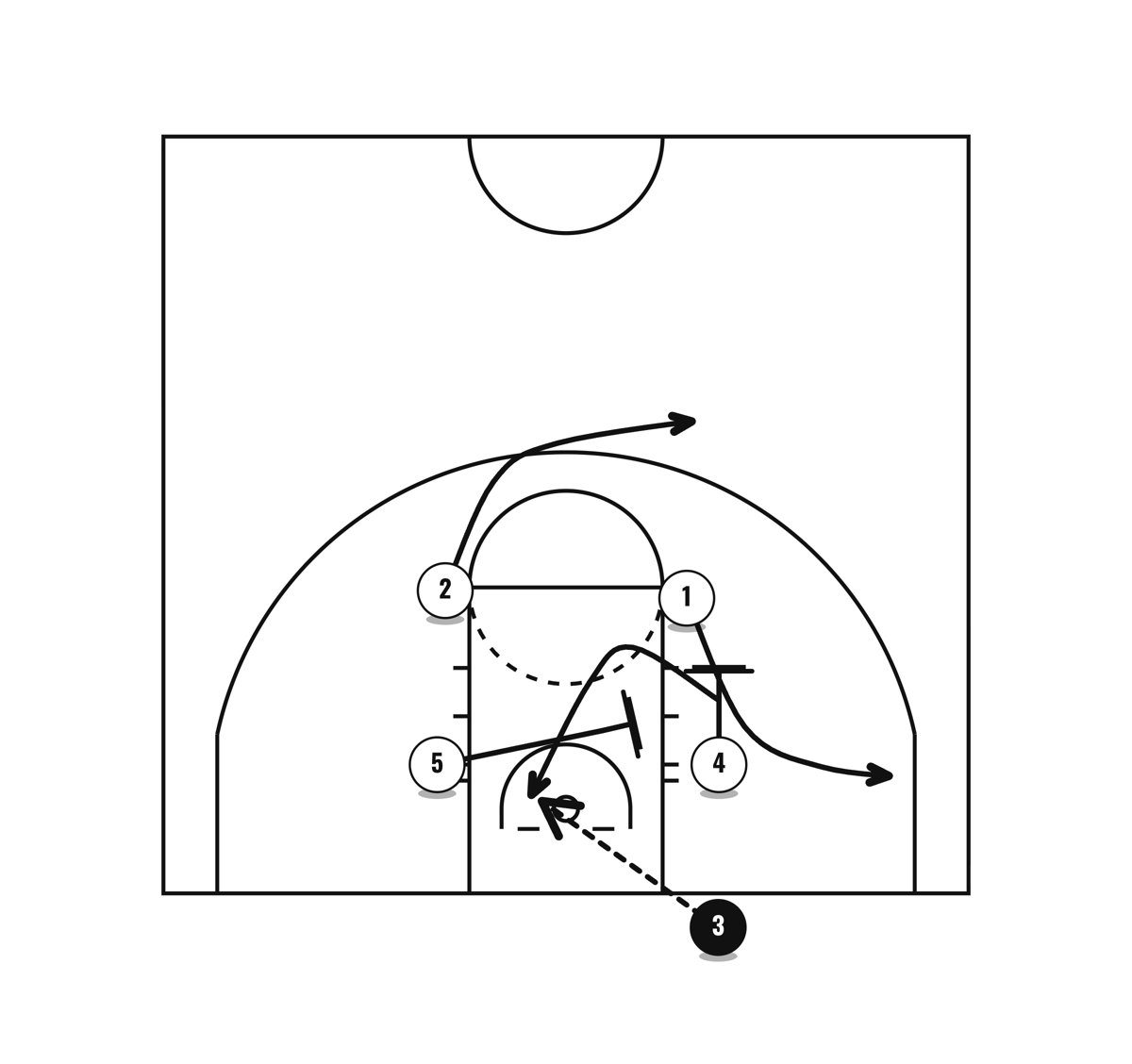 Two Inside, diagram 1 of 2