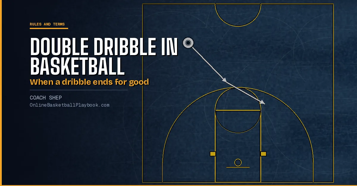 Double Dribble in Basketball: Rule, Examples and Calls