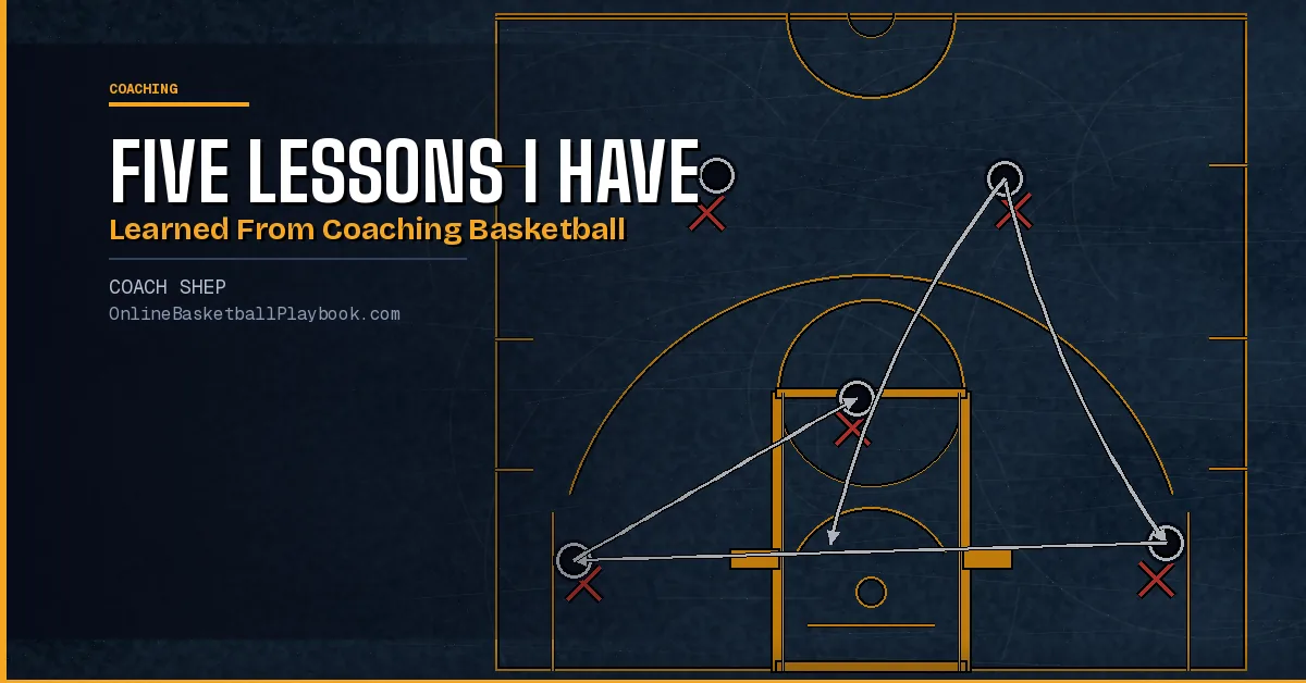 Five Lessons I Have Learned from Coaching Basketball