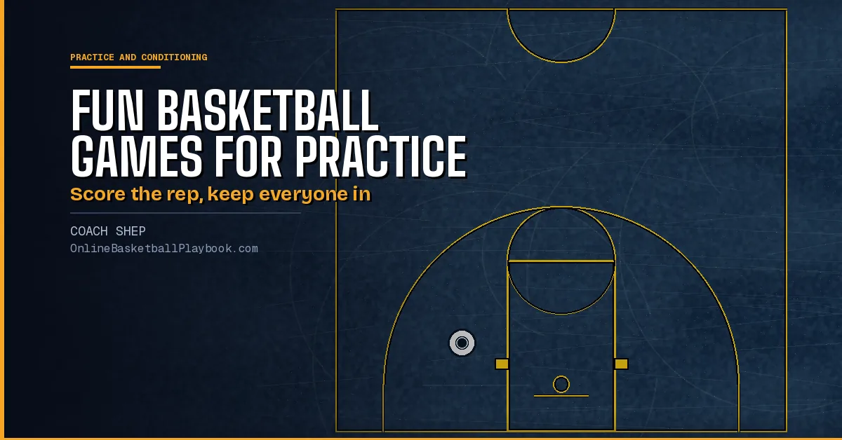 Fun Basketball Games for Practice: Scored Games for Any Team