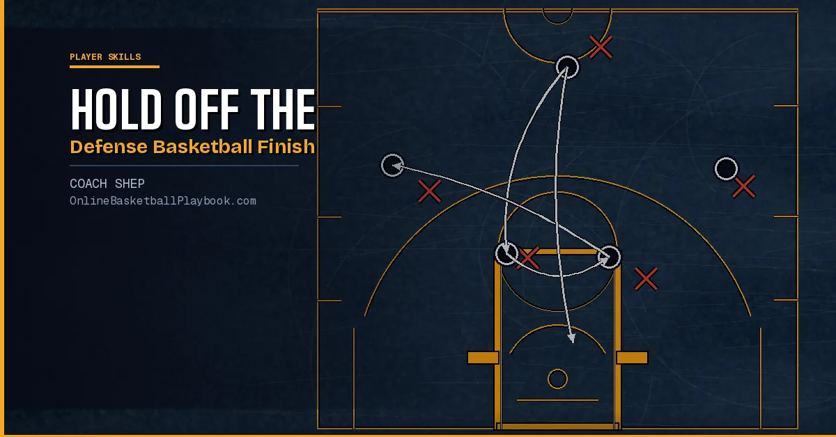 Hold Off the Defense Basketball Finish