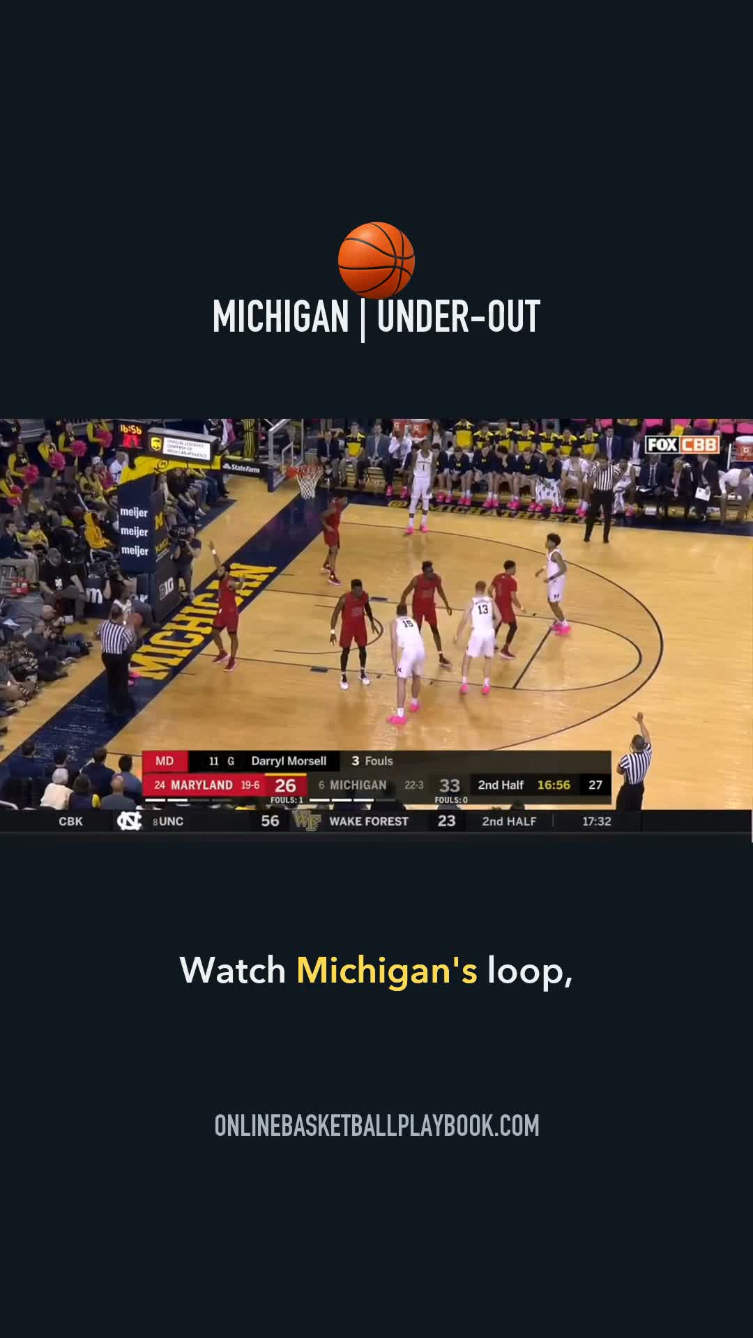 Michigan Loop, Handoff and Flare vs. Maryland