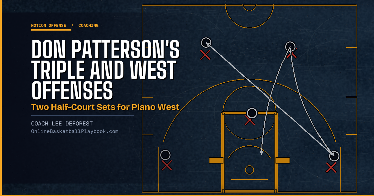 Don Patterson's TRIPLE and West Offenses: Two Half-Court Sets for Plano West