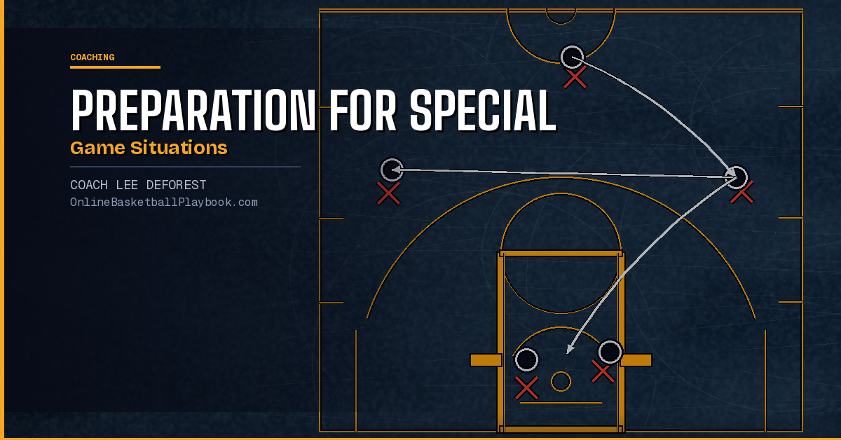 Preparation for Special Game Situations in Basketball