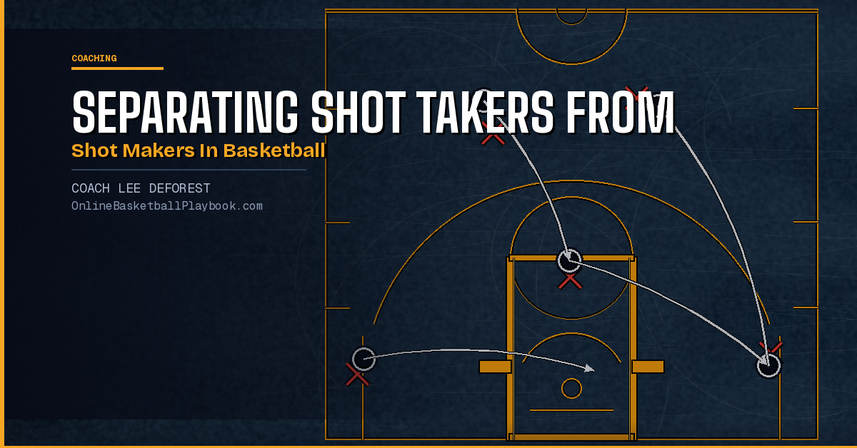 Separating Shot Takers from Shot Makers in Basketball