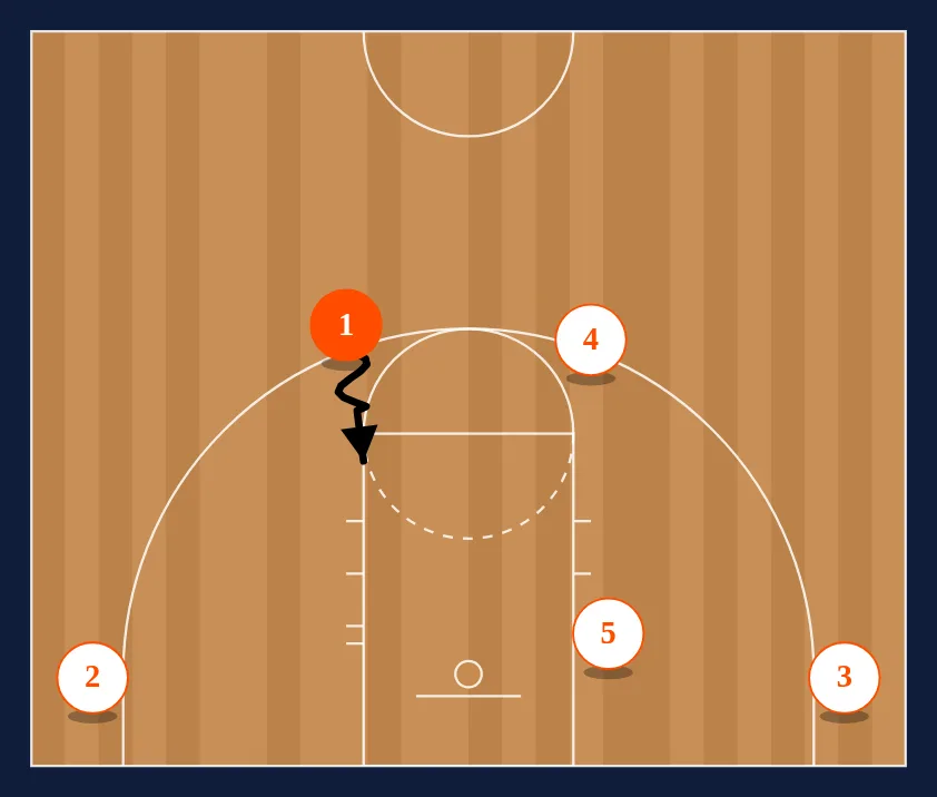 Wing Middle Drive Spacing step 1